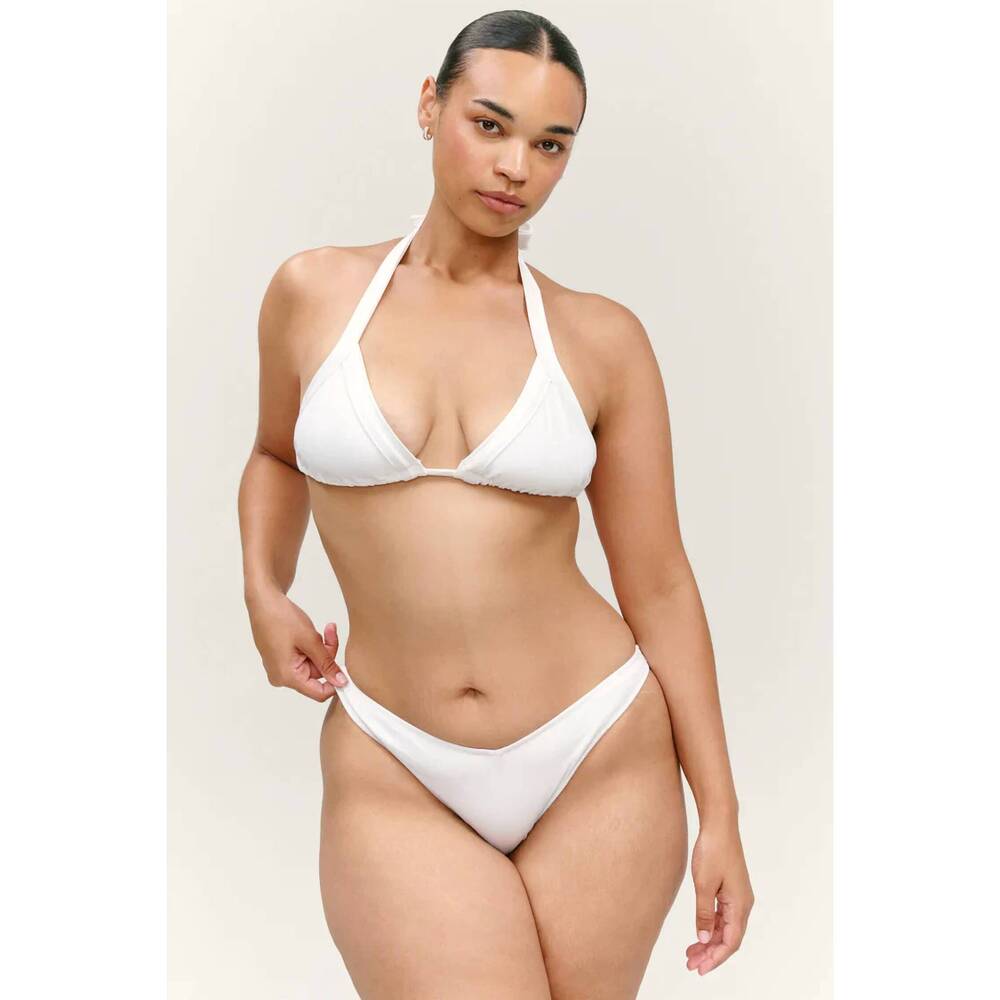 NEW FRANKIES BIKINIS harper ribbed bikini bottom in marry me